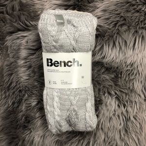 Bench Slipper Socks: Beige